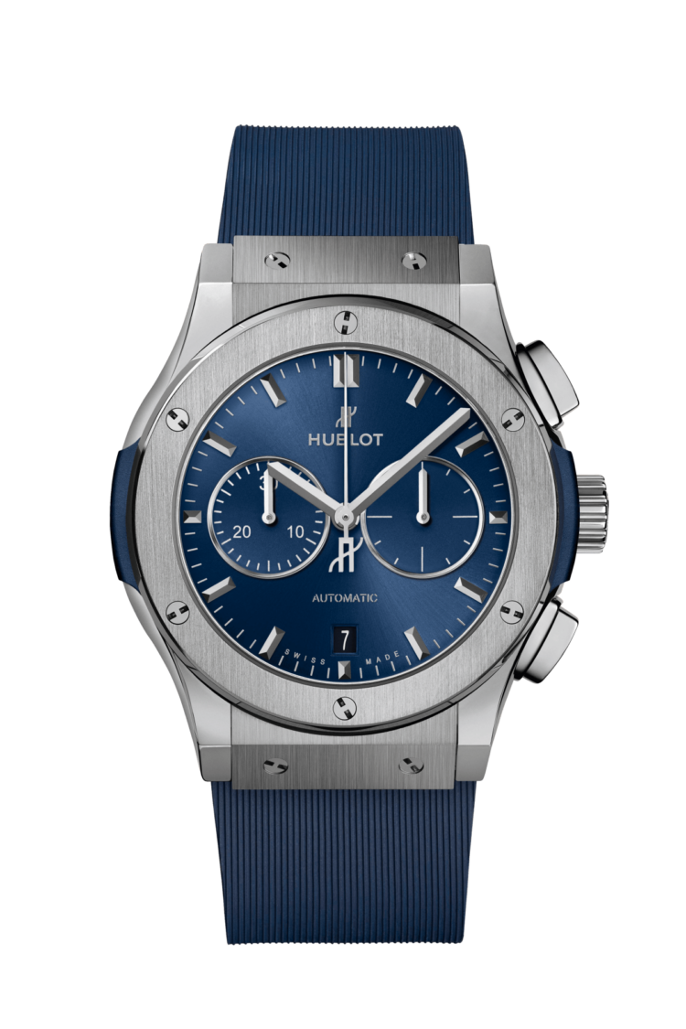 CLASSIC FUSION CHRONOGRAPH TITANIUM BLUE